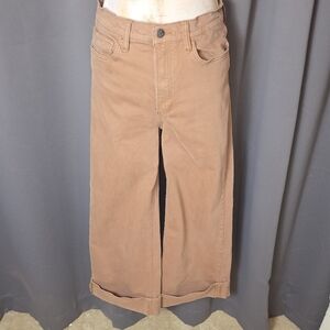 Joe’s Jeans Brown Sugar Wide Leg Pants Women’s Size 30 Cropped Fall